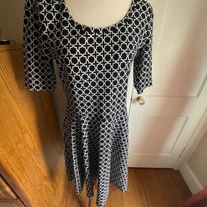 Cute printed, mid length dress